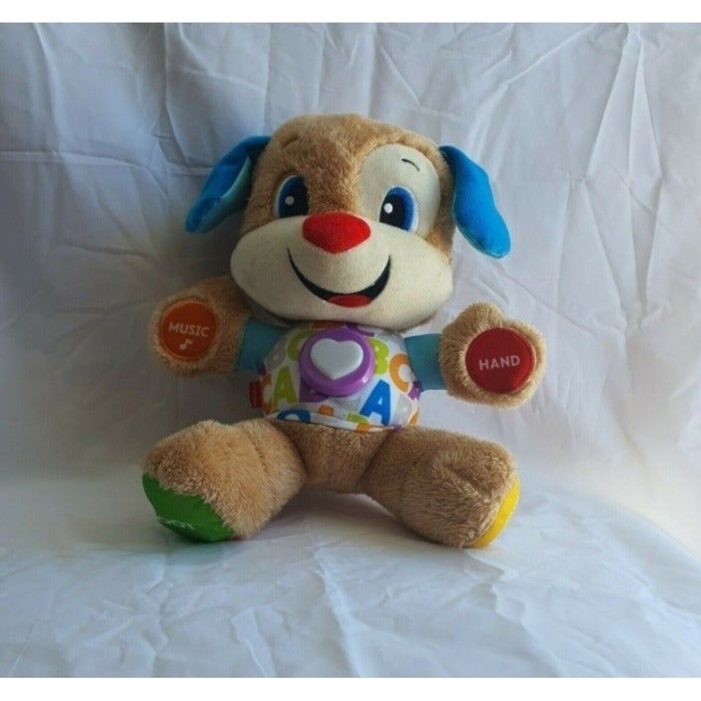 Fisher Price Laugh and‎ Learn ABC Smart Stages Interactive Puppy Plush Dog 14"